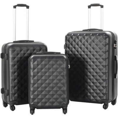 vidaXL Trinity, Koffer, Schwarz vidaXL Trinity, Koffer, Schwarz
