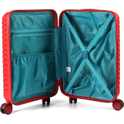 Benzi 5820 4 Rollen Kabinentrolley 55 cm, Koffer, Rot Benzi 5820 4 Rollen Kabinentrolley 55 cm, Koffer, Rot