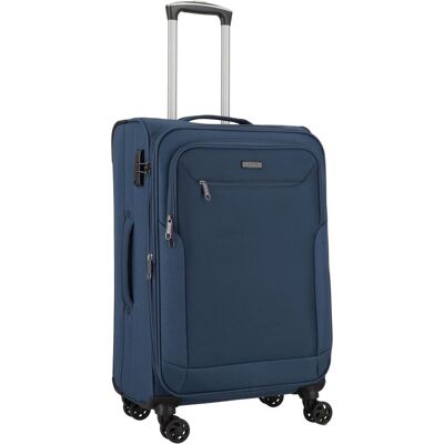 D&N Travel Line 6804 4-Rollen Kofferset 3tlg., Koffer, Blau D&N Travel Line 6804 4-Rollen Kofferset 3tlg., Koffer, Blau