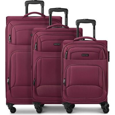 Smartbox Edition 04 4 Rollen Kofferset 3-teilig mit Dehnfalte, Koffer, Rot Smartbox Edition 04 4 Rollen Kofferset 3-teilig mit Dehnfalte, Koffer, Rot