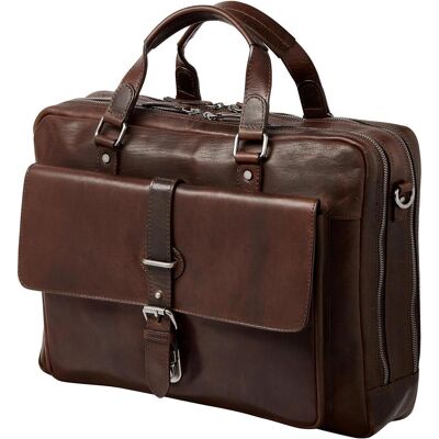 Leonhard Heyden Aktentasche 15" Roma, Koffer, Braun Leonhard Heyden Aktentasche 15" Roma, Koffer, Braun