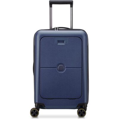 Delsey Turenne 2.0 4 Rollen Kabinentrolley 56 cm Laptopfach, Koffer, Blau Delsey Turenne 2.0 4 Rollen Kabinentrolley 56 cm Laptopfach, Koffer, Blau