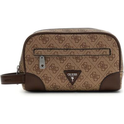 Guess Milano Small Necessaire, Necessaire, Braun, Beige Guess Milano Small Necessaire, Necessaire, Braun, Beige