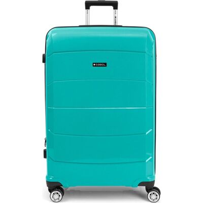 Gabol Midori 4-Rollen Trolley 75 cm, Koffer, Türkis Gabol Midori 4-Rollen Trolley 75 cm, Koffer, Türkis