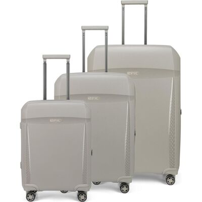 Epic Zeleste 4 Rollen Kofferset 3-teilig, Koffer, Braun Epic Zeleste 4 Rollen Kofferset 3-teilig, Koffer, Braun