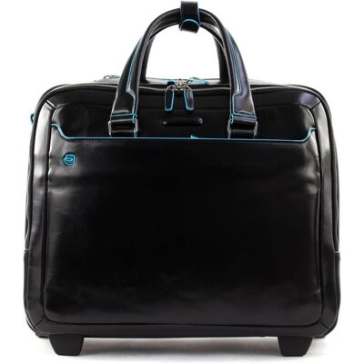 Piquadro Blue Square Wheeled Computer 15.6 Briefcase Black, Koffer, Schwarz Piquadro Blue Square Wheeled Computer 15.6 Briefcase Black, Koffer, Schwarz