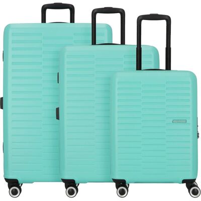 American Tourister Sunset Hills 4 Rollen Kofferset 3-teilig, Koffer, Grün American Tourister Sunset Hills 4 Rollen Kofferset 3-teilig, Koffer, Grün