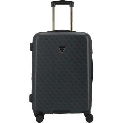 Guess Jesco 4 Rollen Trolley 64 cm mit Dehnfalte, Koffer, Grau Guess Jesco 4 Rollen Trolley 64 cm mit Dehnfalte, Koffer, Grau