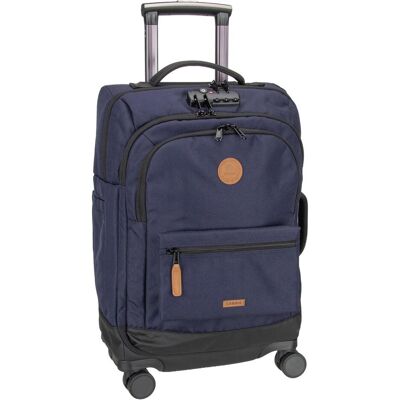 Cabaia Trolley Soft Suitcase 4 Wheels Small, Koffer, Blau Cabaia Trolley Soft Suitcase 4 Wheels Small, Koffer, Blau