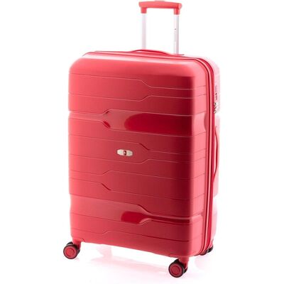 Gladiator 3800 4 Rollen Trolley 77 cm mit Dehnfalte, Koffer, Rot Gladiator 3800 4 Rollen Trolley 77 cm mit Dehnfalte, Koffer, Rot
