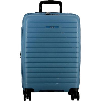 Jump Striper 4 Rollen Kabinentrolley 55 cm mit Dehnfalte, Koffer, Blau Jump Striper 4 Rollen Kabinentrolley 55 cm mit Dehnfalte, Koffer, Blau
