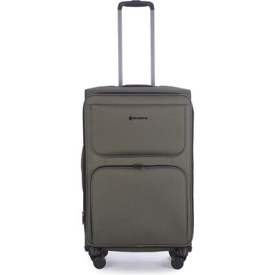 Stratic Bendigo Light Plus 4-Rollen Trolley 72 cm Laptopfach, Koffer, Grau Stratic Bendigo Light Plus 4-Rollen Trolley 72 cm Laptopfach, Koffer, Grau
