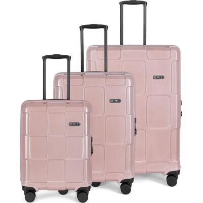 Epic Crate Reflex 4-Rollen Kofferset 3tlg., Koffer, Pink Epic Crate Reflex 4-Rollen Kofferset 3tlg., Koffer, Pink