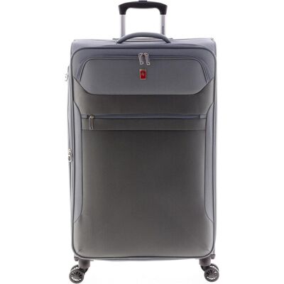 Gladiator 2000 4 Rollen Trolley 78 cm mit Dehnfalte, Koffer, Grau Gladiator 2000 4 Rollen Trolley 78 cm mit Dehnfalte, Koffer, Grau
