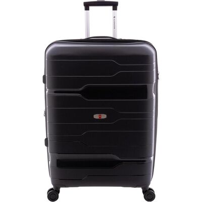 Gladiator 3800 4 Rollen Trolley 77 cm mit Dehnfalte, Koffer, Schwarz Gladiator 3800 4 Rollen Trolley 77 cm mit Dehnfalte, Koffer, Schwarz
