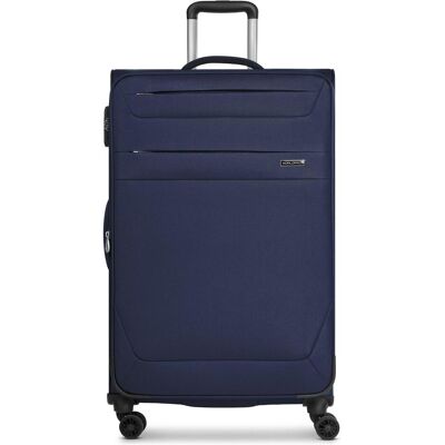 Worldpack Chicago 4 Rollen Trolley L 78 cm mit Dehnfalte, Koffer, Blau Worldpack Chicago 4 Rollen Trolley L 78 cm mit Dehnfalte, Koffer, Blau