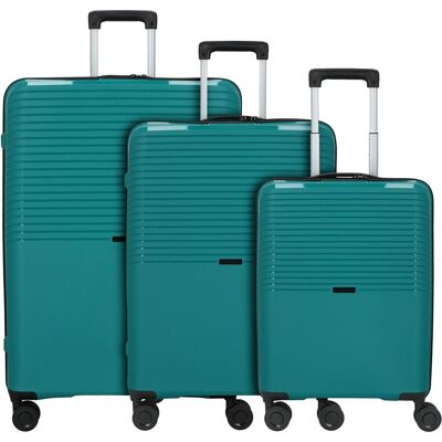 D&N Travel Line 4000 3er Koffer-Set, Koffer, Grün D&N Travel Line 4000 3er Koffer-Set, Koffer, Grün