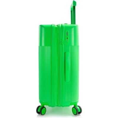 Heys HiLite 4 Rollen Kofferset 3-teilig mit Dehnfalte, Koffer, Grün Heys HiLite 4 Rollen Kofferset 3-teilig mit Dehnfalte, Koffer, Grün