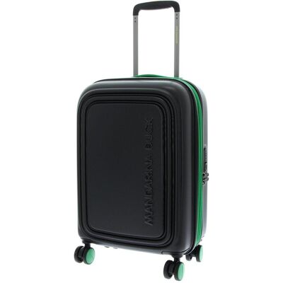 Mandarina Duck Logoduck + Expandable Trolley, Koffer, Schwarz, Grün Mandarina Duck Logoduck + Expandable Trolley, Koffer, Schwarz, Grün