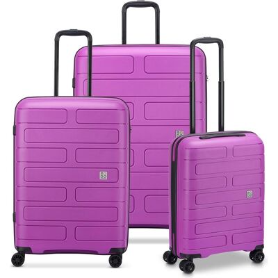 Modo by Roncato Supernova 2.0 4 Rollen Kofferset 3-teilig, Koffer, Violett Modo by Roncato Supernova 2.0 4 Rollen Kofferset 3-teilig, Koffer, Violett