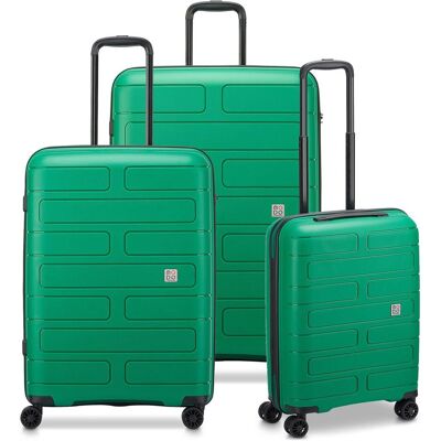Modo by Roncato Supernova 2.0 4 Rollen Kofferset 3-teilig, Koffer, Grün Modo by Roncato Supernova 2.0 4 Rollen Kofferset 3-teilig, Koffer, Grün