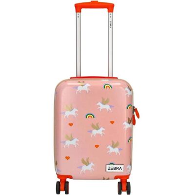 Zebra Koffer Einhorn Rosa 32L, Koffer, Rosa Zebra Koffer Einhorn Rosa 32L, Koffer, Rosa