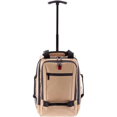 Gladiator 3900 2 Rollen Rucksacktrolley 40 cm Laptopfach, Koffer, Beige Gladiator 3900 2 Rollen Rucksacktrolley 40 cm Laptopfach, Koffer, Beige
