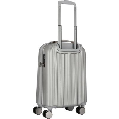 Polestream Moonrock 4 Rollen Kabinentrolley 55 cm mit Dehnfalte, Koffer, Silber Polestream Moonrock 4 Rollen Kabinentrolley 55 cm mit Dehnfalte, Koffer, Silber
