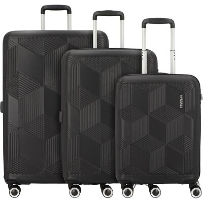 American Tourister Sunchaser 4 Rollen Kofferset 3-teilig, Koffer, Schwarz American Tourister Sunchaser 4 Rollen Kofferset 3-teilig, Koffer, Schwarz