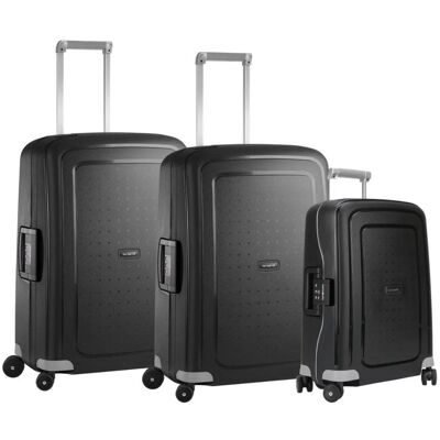 Samsonite S'cure Spinner 69+69+55 cm Black Kofferset, Koffer, Schwarz Samsonite S'cure Spinner 69+69+55 cm Black Kofferset, Koffer, Schwarz