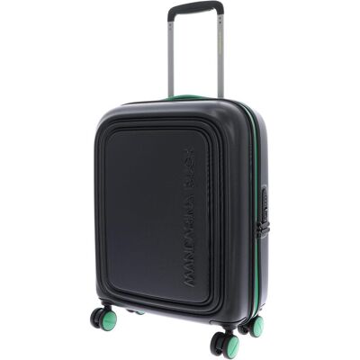 Mandarina Duck Logoduck + Cabin Trolley, Koffer, Schwarz, Grün Mandarina Duck Logoduck + Cabin Trolley, Koffer, Schwarz, Grün