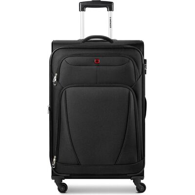 Wenger Beaumont 4 Rollen Trolley L 78 cm mit Dehnfalte, Koffer, Schwarz Wenger Beaumont 4 Rollen Trolley L 78 cm mit Dehnfalte, Koffer, Schwarz
