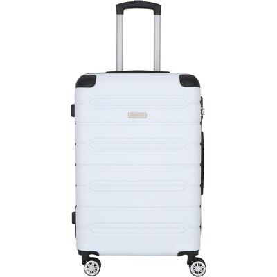 Nowi Rhodos 4 Rollen Trolley 68 cm, Koffer, Weiss Nowi Rhodos 4 Rollen Trolley 68 cm, Koffer, Weiss