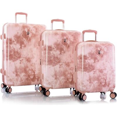 Heys Black Camo 4 Rollen Kofferset 3-teilig mit Dehnfalte, Koffer, Rosa Heys Black Camo 4 Rollen Kofferset 3-teilig mit Dehnfalte, Koffer, Rosa