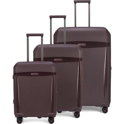 Epic Zeleste 4 Rollen Kofferset 3-teilig, Koffer, Rot Epic Zeleste 4 Rollen Kofferset 3-teilig, Koffer, Rot