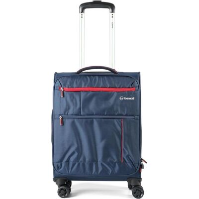 Benzi 5825 4 Rollen Kabinentrolley 55 cm mit Dehnfalte, Koffer, Blau Benzi 5825 4 Rollen Kabinentrolley 55 cm mit Dehnfalte, Koffer, Blau
