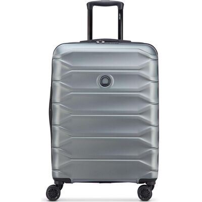 Delsey Meteor 4 Rollen Trolley 68 cm mit Dehnfalte, Koffer, Grau Delsey Meteor 4 Rollen Trolley 68 cm mit Dehnfalte, Koffer, Grau