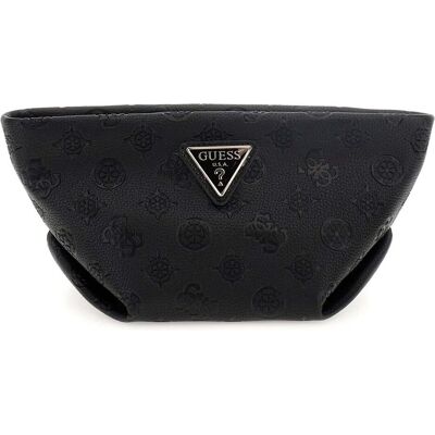 Guess Helina Top Zip Cosmetic Bag, Necessaire, Schwarz Guess Helina Top Zip Cosmetic Bag, Necessaire, Schwarz