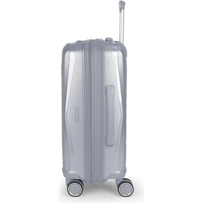 Gabol Queens 4 Rollen Kofferset 4-teilig mit Dehnfalte, Koffer, Silber Gabol Queens 4 Rollen Kofferset 4-teilig mit Dehnfalte, Koffer, Silber