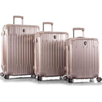 Heys Xtrak 4 Rollen Kofferset 3-teilig mit Dehnfalte, Koffer, Beige Heys Xtrak 4 Rollen Kofferset 3-teilig mit Dehnfalte, Koffer, Beige