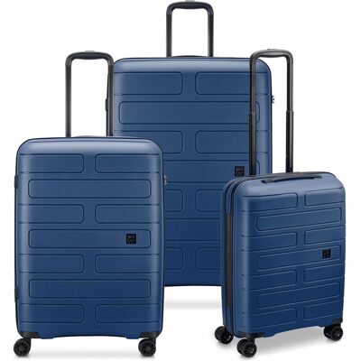 Modo by Roncato Supernova 2.0 4 Rollen Kofferset 3-teilig, Koffer, Blau Modo by Roncato Supernova 2.0 4 Rollen Kofferset 3-teilig, Koffer, Blau