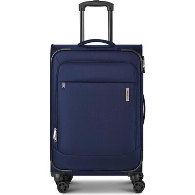 Travelite Priego 4 Rollen Trolley M 66 cm, Koffer, Blau Travelite Priego 4 Rollen Trolley M 66 cm, Koffer, Blau