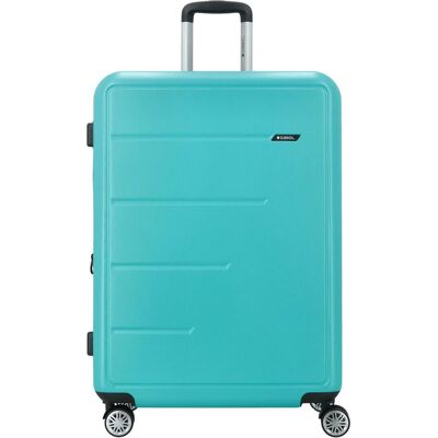 Gabol Future Plus 4 Rollen Trolley 74 cm mit Dehnfalte, Koffer, Türkis Gabol Future Plus 4 Rollen Trolley 74 cm mit Dehnfalte, Koffer, Türkis