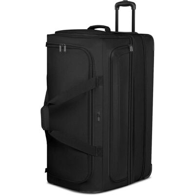Redolz Duffle Essentials 2 Rollen Reisetasche 80 cm mit Dehnfalte, Koffer, Schwarz Redolz Duffle Essentials 2 Rollen Reisetasche 80 cm mit Dehnfalte, Koffer, Schwarz