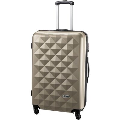 Feru Pyramid Peak Classic 75 cm travel suitcase, champagne, Koffer, Beige Feru Pyramid Peak Classic 75 cm travel suitcase, champagne, Koffer, Beige