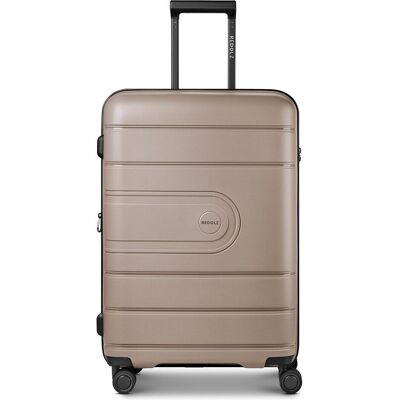 Redolz Essentials 11 4 Rollen Trolley 66 cm mit Dehnfalte, Koffer, Braun Redolz Essentials 11 4 Rollen Trolley 66 cm mit Dehnfalte, Koffer, Braun