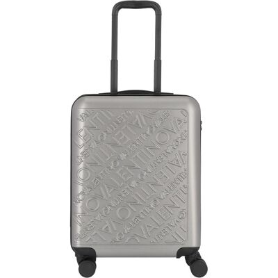 Valentino Mars 4 Rollen Kabinentrolley 54 cm, Koffer, Silber Valentino Mars 4 Rollen Kabinentrolley 54 cm, Koffer, Silber