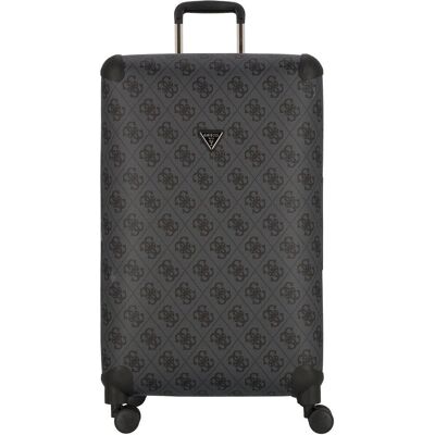 Guess Berta 4 Rollen Trolley 77 cm mit Dehnfalte, Koffer, Grau, Schwarz Guess Berta 4 Rollen Trolley 77 cm mit Dehnfalte, Koffer, Grau, Schwarz