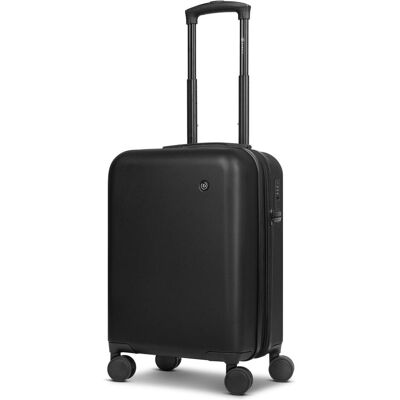Bugatti Valencia 2.0 4 Rollen Kabinentrolley S 54 cm mit Dehnfalte, Koffer, Schwarz Bugatti Valencia 2.0 4 Rollen Kabinentrolley S 54 cm mit Dehnfalte, Koffer, Schwarz