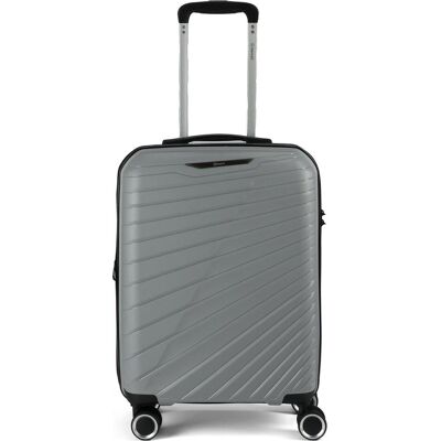 Benzi 5808 4 Rollen Kabinentrolley 55 cm mit Dehnfalte, Koffer, Grau Benzi 5808 4 Rollen Kabinentrolley 55 cm mit Dehnfalte, Koffer, Grau